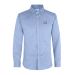 Fine Twill Shirt, Slim fit, Men Light blue