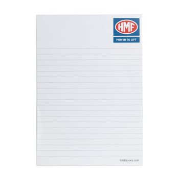 A5 Notepad, White, 1 unit = 25 Pcs.