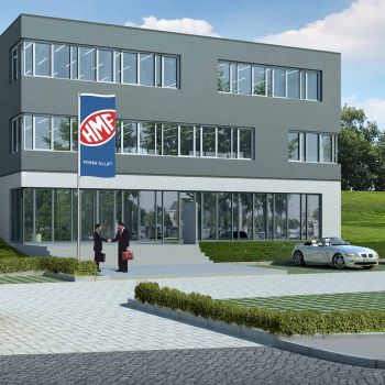 High flag with print and top tunnel