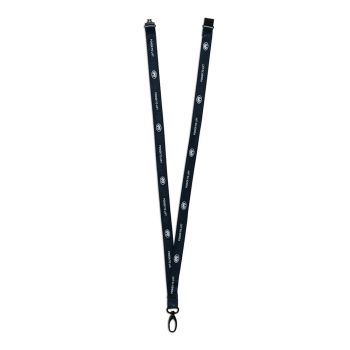 Lanyard, Recycled, Blue, 1 unit = 10 Pcs.