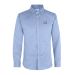 Fine Twill Shirt, Modern fit, Men Light blue